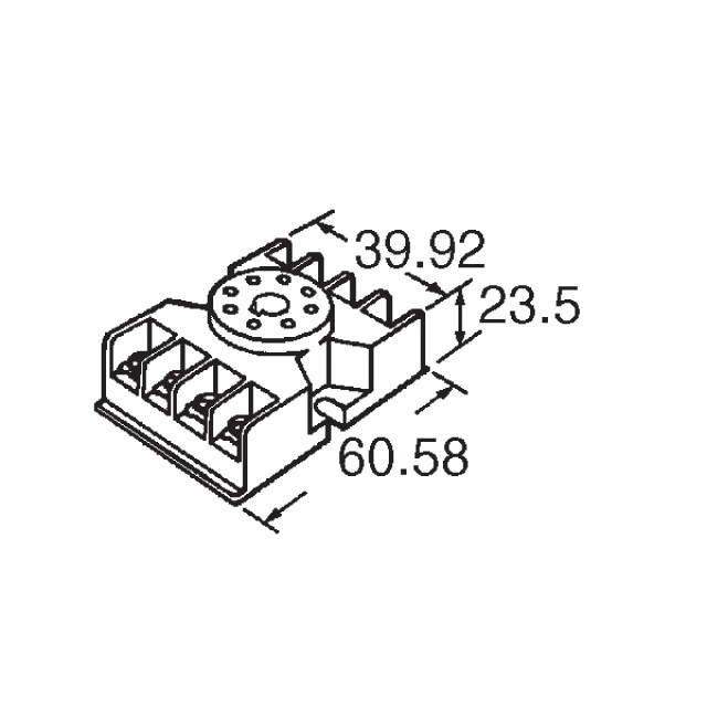 27E894 TE Connectivity Potter & Brumfield Relays  Relay Sockets